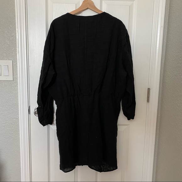 V neck mini black dress H&M - Picture 9 of 12